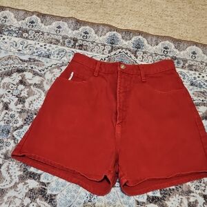 BONGO Women's Bold Red Bermudas